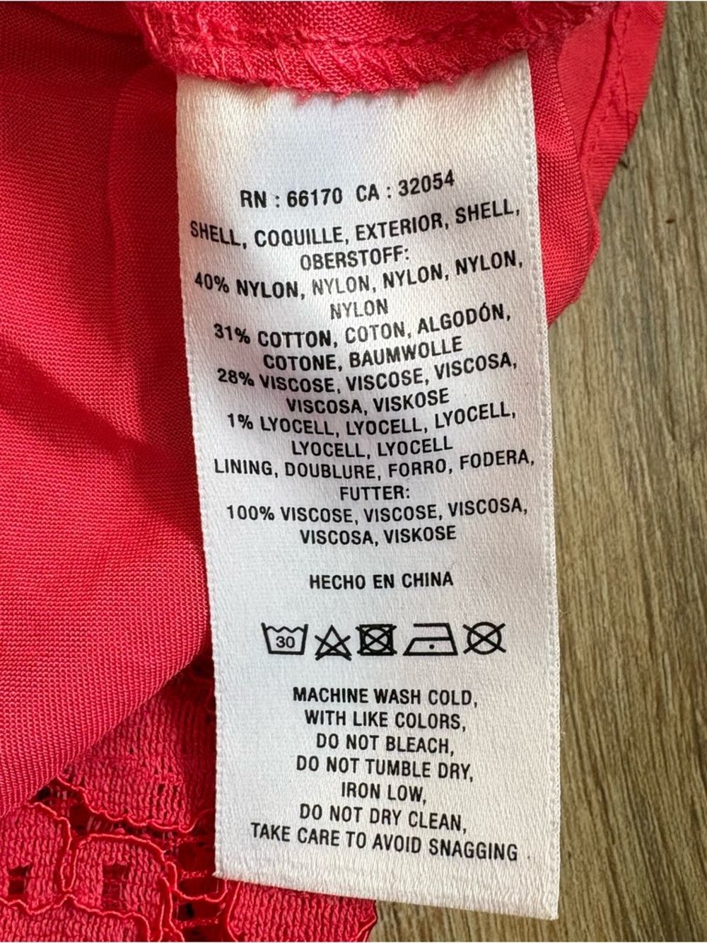 Seen Worn Kept Sleeveless Lace A-Line Dress Women’s 4 Red Spring Wedding Summer - Picture 6 of 12